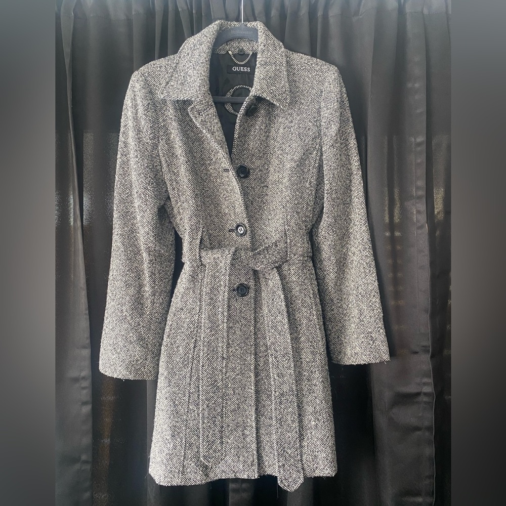 Guess Wool/Tweed Peacoat - S/M